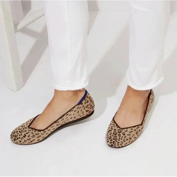 Rothy’s Leopard Print Round Toe Flat| 8.5 - Picture 2 of 6